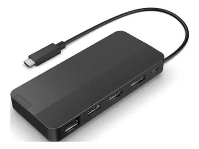 Lenovo | USB-C Dual Display Travel Dock w/o Adapter | 40B90000WW | Ethernet LAN (RJ-45) ports 1 | USB 3.0 (3.1 Gen 1) ports quantity 1 x USB-A 10 Gbps, 2 x USB-C 10 Gbps | HDMI ports quantity 1 | 65 W | Warranty 36 month(s)