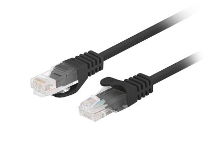 Patchcord CAT.5E UTP Fluke Passed, PCU5-10CC-0025-BK, 0.25 m, Black