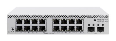 Cloud Smart Switch with SwitchOS desktop case, CSS318-16G-2S+IN