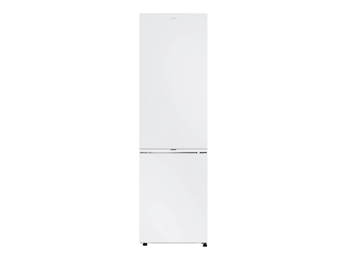 Candy Refrigerator, CNCQ2T620EW, Energy efficiency class E, Free standing, Combi, Height 205 cm, No Frost system, Fridge net capacity 289 L, Freezer net capacity 120 L, Display, 38 dB, White