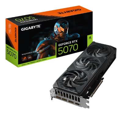 Gigabyte GeForce RTX 5070 WINDFORCE OC SFF 12G, NVIDIA, 12 GB, GeForce RTX 5070, HDMI ports quantity 1, PCI-E 5.0