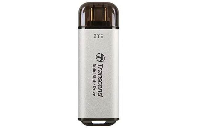 External SSD|TRANSCEND|ESD300|2TB|USB-C|Write speed 950 MBytes/sec|Read speed 1500 MBytes/sec|TS2TESD300S