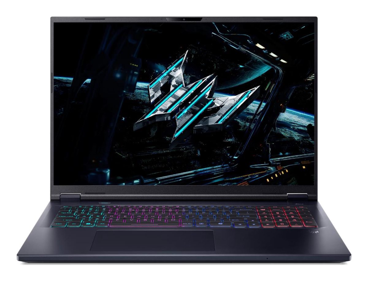 Notebook, ACER, Predator, Helios Neo 18 AI, PHN18-72-76T8, CPU  Intel Core Ultra, u7-255HX, 2400 MHz, 18", 2560x1600, RAM 32GB, DDR5, SSD 1TB, NVIDIA GeForce RTX 5070, 8GB, ENG, Windows 11 Home, Black, 3.3 kg, NH.QVEEL.001