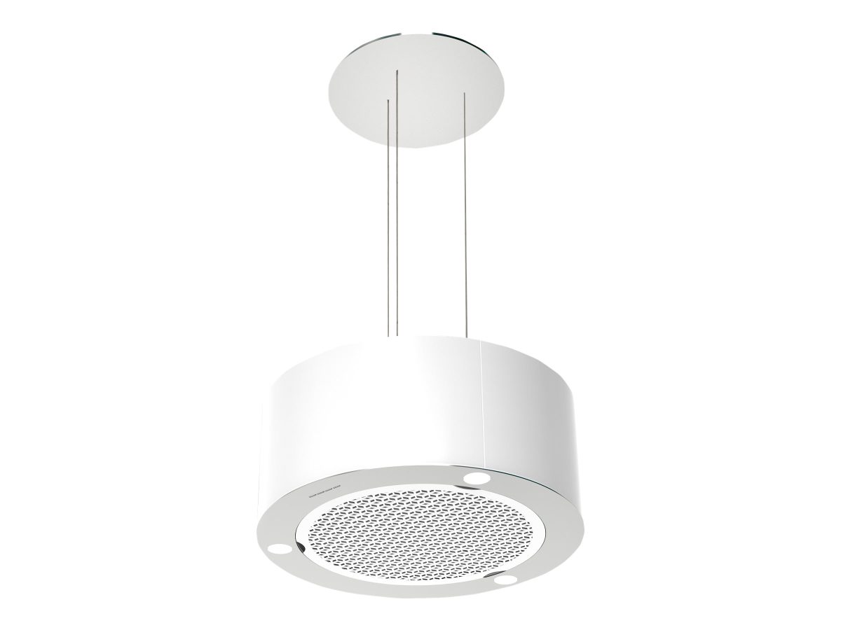 Hood, ISLA MAGRABA, Island, Energy efficiency class C, Width 65 cm, 645 m³/h, Mechanical control, LED, White
