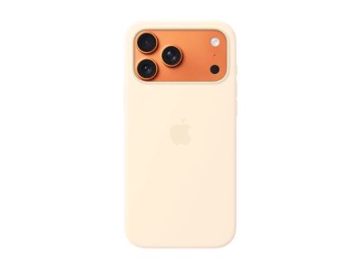 Apple iPhone 17 Pro Max Silicone Case with MagSafe – Vanilla, Apple