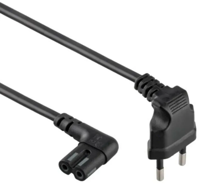 CABLE POWER EU 1M/ANGLED PC-184L GEMBIRD