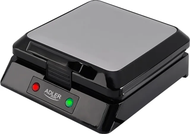 Adler | Waffle maker | AD 3036 | 1500 W | Number of pastry 4 | Belgium | Black