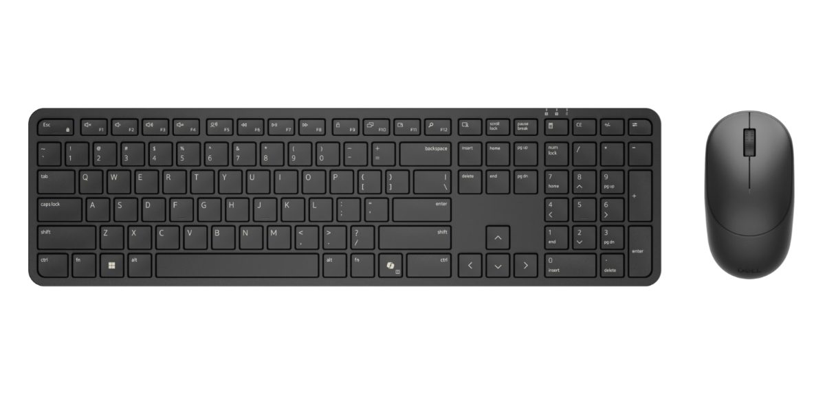 Dell Pro 5 Keyboard and Mouse, KM526, Keyboard and Mouse Set, Wireless, Russian, Black