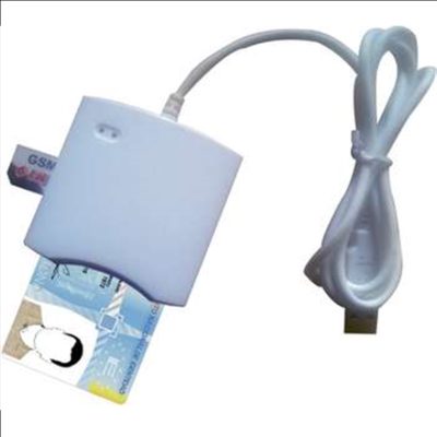 SMART CARD READER USB PC/SC N68 White