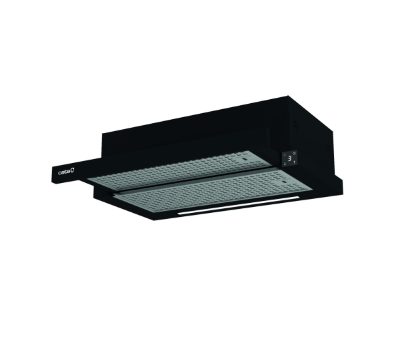 CATA Hood, TFH 6430 GBK, Telescopic, Energy efficiency class A+, Width 59.8 cm, 391.5 m³/h, Electronic, LED, Black