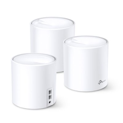 AX3000 Whole Home Mesh Wi-Fi 6 System, Deco X60(3-pack), 802.11ax, 575+2400 Mbit/s, Ethernet LAN (RJ-45) ports 2, Mesh Support Yes, MU-MiMO Yes, Antenna type Internal