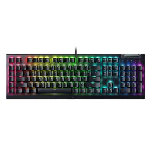 Razer | Mechanical Gaming Keyboard | BlackWidow V4 X | Mechanical Gaming Keyboard | Wired | US | Yellow Mechanical Switches (Linear) | Black