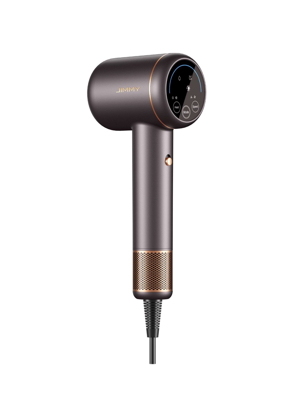 Hair Dryer, F8, 1600 W, Number of temperature settings 3, Ionic function, Diffuser nozzle, Grey
