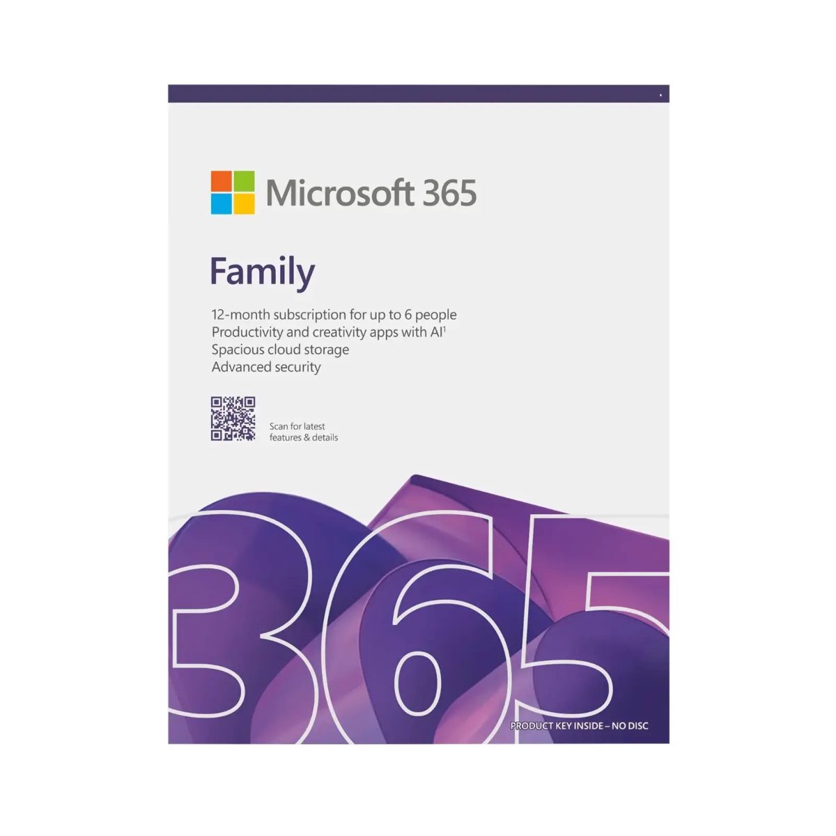 Microsoft M365 Family, EP2-32335, License term 1 year(s), English, EuroZone