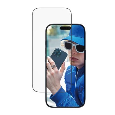 PanzerGlass Screen protector, Apple, iPhone 17 Pro, Glass, Transparent, Ultra-Wide Fit w. EasyAligner