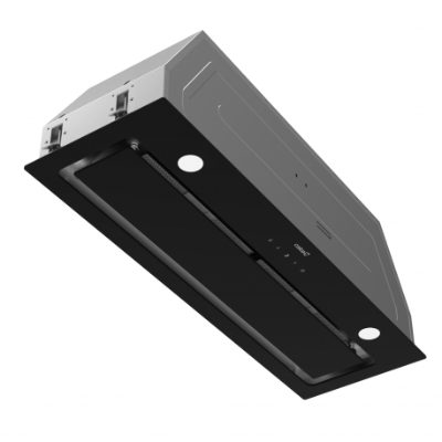 CATA GA DUAL 90 BK, Hood, Canopy, Energy efficiency class A++, Width 90 cm, Touch sensitive, 805 m³/h, LED, Black