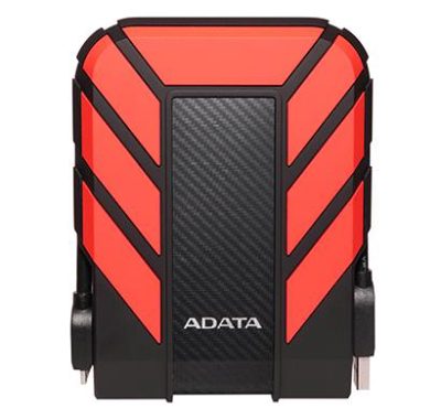 External HDD, ADATA, 2TB, USB 3.1, Colour Red, AHD710P-2TU31-CRD