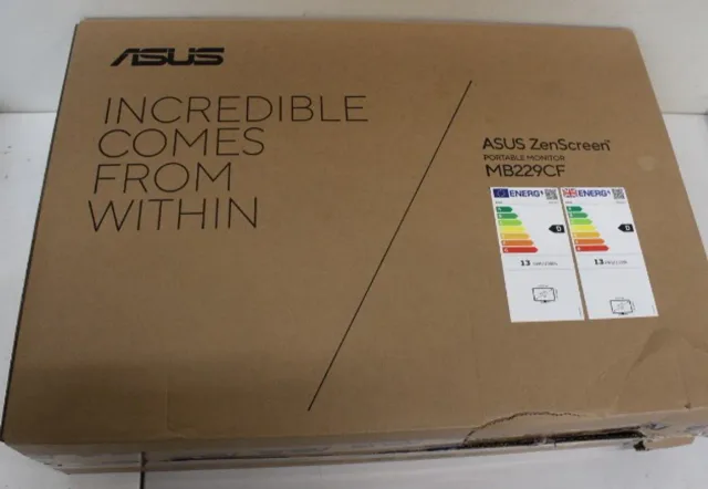 Asus SALE OUT. ZenScreen MB229CF | 21.5 " | IPS | FHD | 16:9 | 100 Hz | 5 ms | 1920 x 1080 pixels | 250 cd/m² | Warranty 22 month(s) | DAMAGED PACKAGING