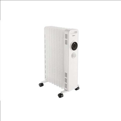 Midea NY2009-22M, Oil Filled Radiator, 2000 W, Number of power levels 3, White