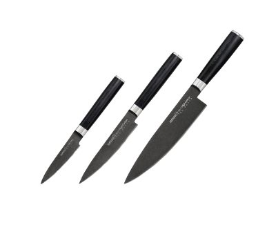 SAMURA 3 virtuves nažu komplekts, Stonewash