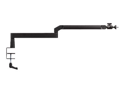 Wave Mic Arm, 10AAN9901, Upper Arm Desk Clearance (160 mm); Lower Arm Desk Clearance (70 mm); Horizontal Reach (740 mm); Vertical Rotation (90 ° up / 60 ° down (elbow); Desk Clamp expandable up to 60 mm, Low Profile