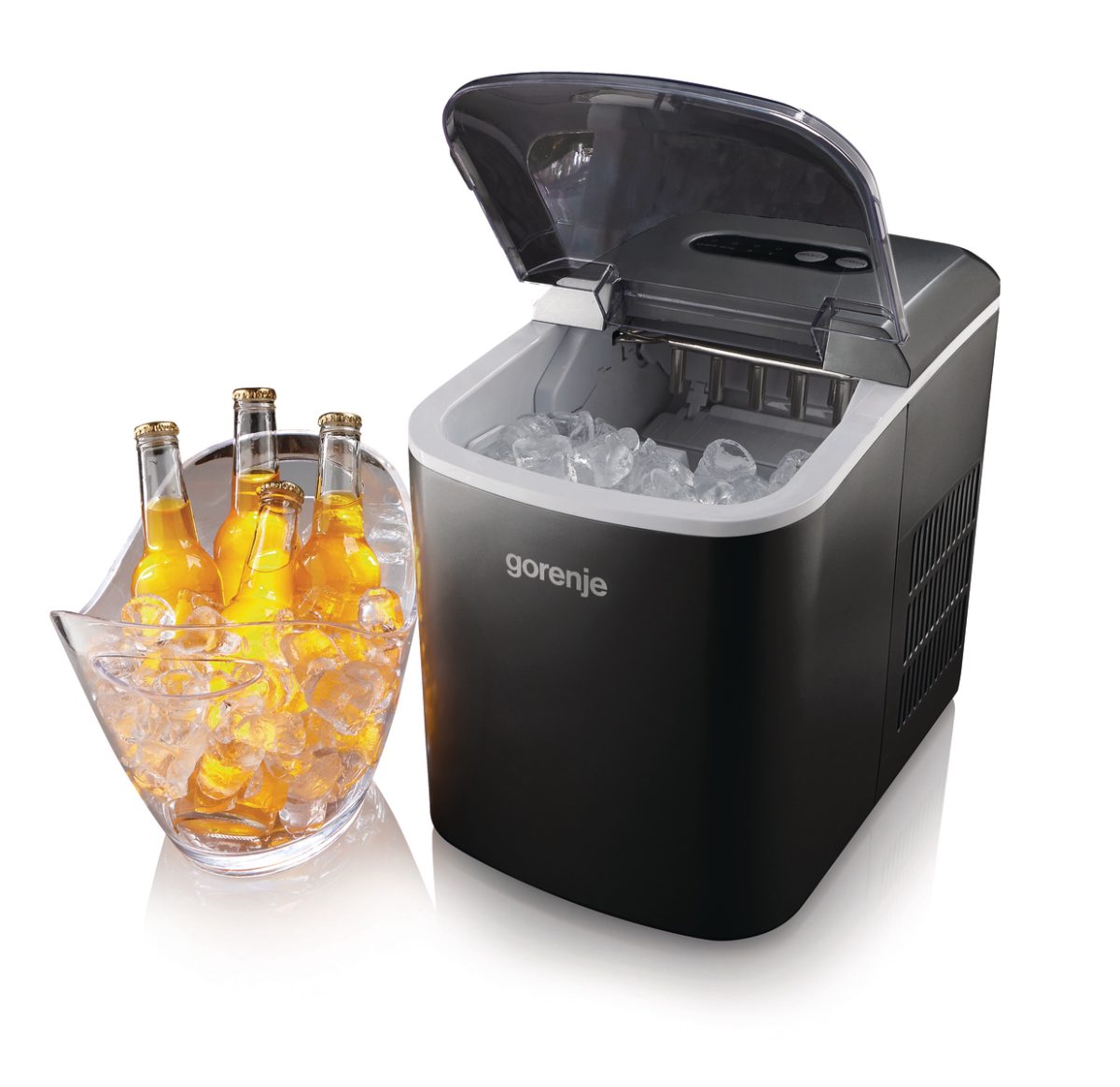 Ice cube maker, IMC1200B, Power 120 W, Capacity 2.2 L, Black