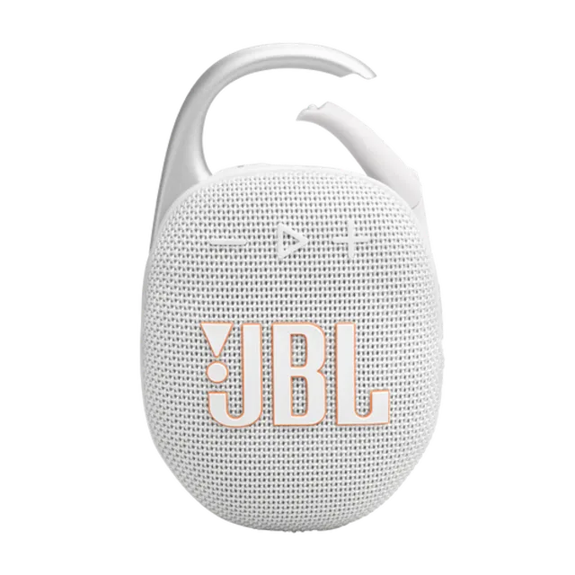 JBL ūdensizturīga portatīvā skanda ar karabīni, balts