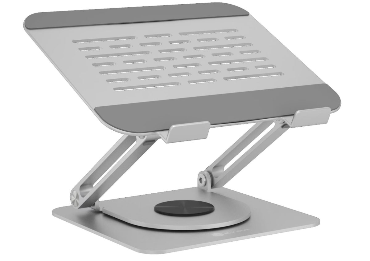 Raidsonic Laptop stands IB-NH300-R, Ergonomic positioning, Rotatable design, 17 ", Silver