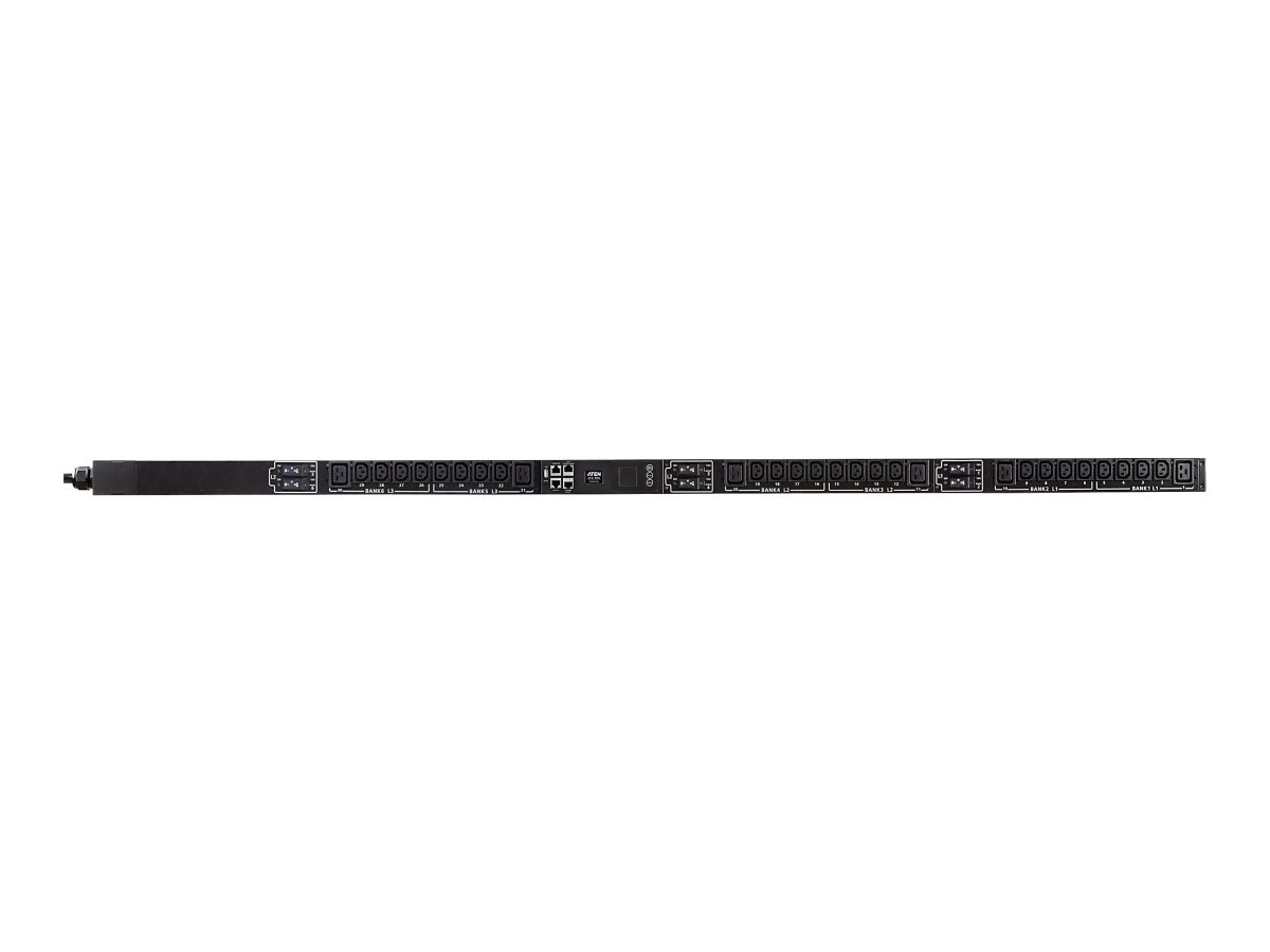 Aten 3 Phase 0U PDU Outlet Metered and Switched 32A 6xC19 24xC13 400V/230V Star, PG98330G