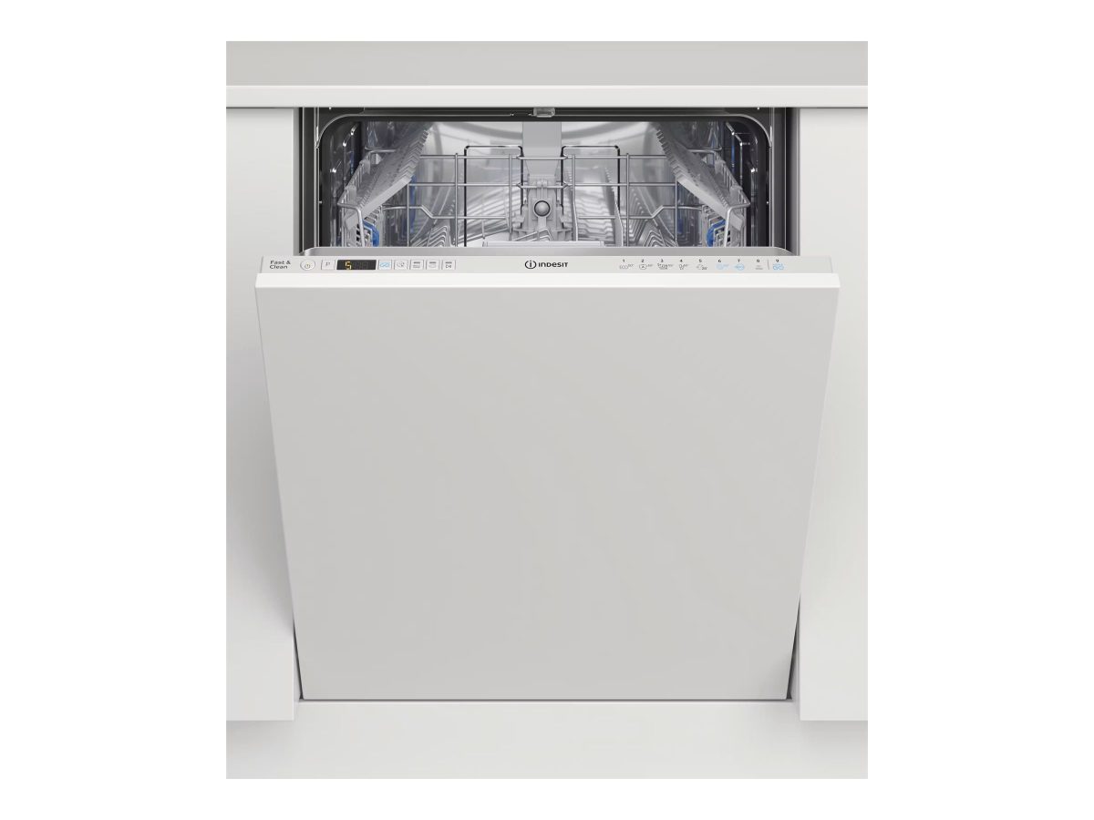 INDESIT Dishwasher, ID3I D741O, Built-in, Width 60 cm, Number of place settings 14, Energy efficiency class C, Display, White