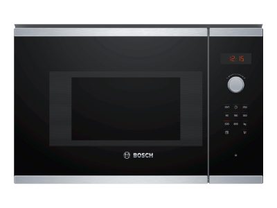 Microwave Oven, BFL523MS0, Built-in, 20 L, 800 W, Stainless steel/Black