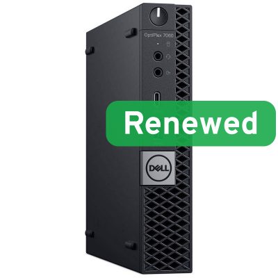 DELL Renewed Grade A, OptiPlex 7060 Micro, Intel Core i5, i5‑8500T, 16 GB, SSD, 128 GB, Intel UHD Graphics 630, Windows 11 Pro