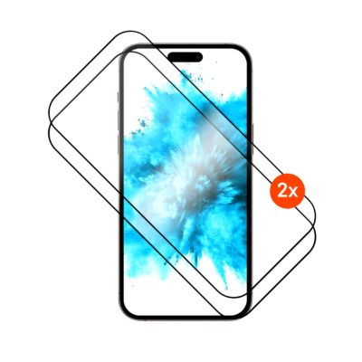 Fixed Screen protector, Apple, iPhone 17, Tempered glass, Black, Full Cover 2.5D