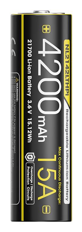 BATTERY RECH. 21700 4200MAH/NL2142LTHPI NITECORE