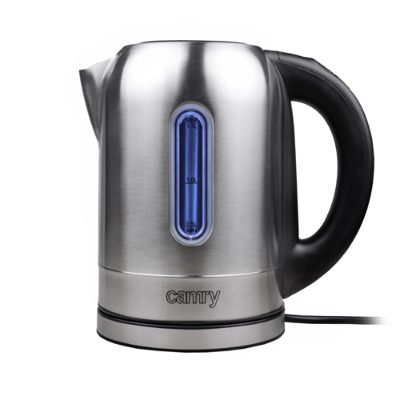 Kettle, CR 1253, With electronic control, 2200 W, 1.7 L, Stainless steel, 360° rotational base