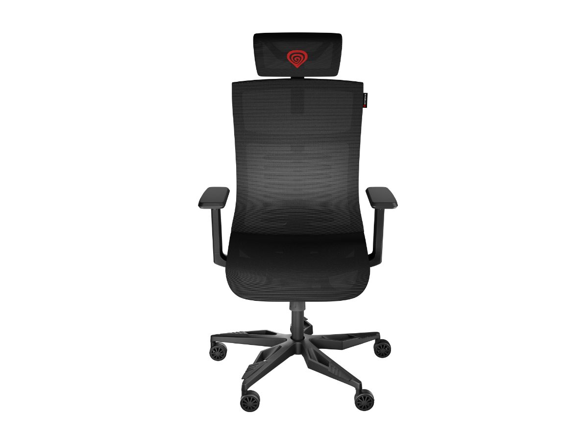 Genesis Ergonomic Chair Astat 700 Base material Aluminum; Castors material: Nylon with CareGlide coating, Black