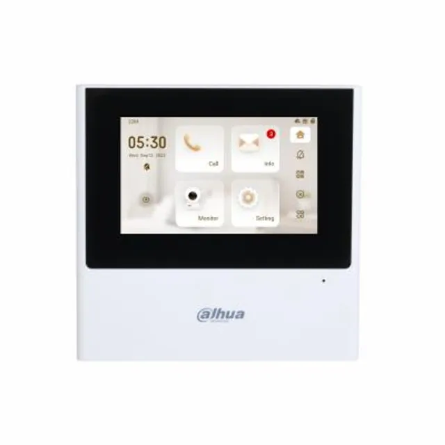 MONITOR LCD 4.3" IP DOORPHONE/WIFI POE VTH2611L-WP DAHUA