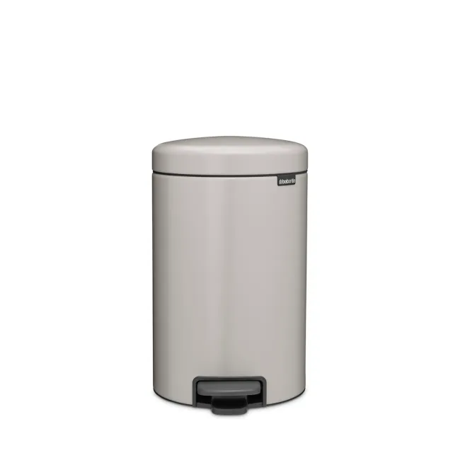 BRABANTIA atkritumu tvertne ar pedāli NewIcon, 12 l, Soft Grey