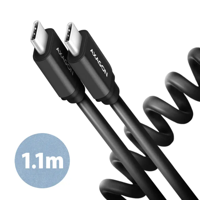 AXAGON | Data and charging cable, 1.1 m | BUCM-CM20TB | USB Type C to USB Type C