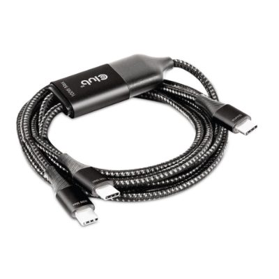 CABLE USB-C TO 2XUSB-C 1.83M/M/M CAC-1527 CLUB3D