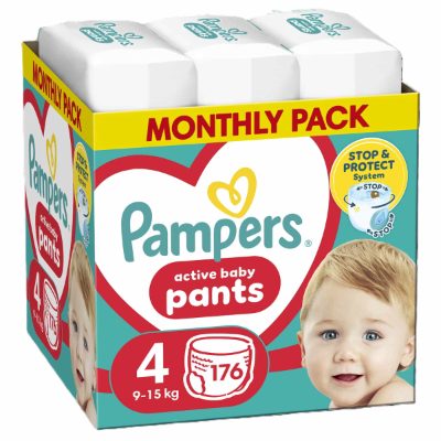 Pampers Pants autiņbiksītes, 4. izmērs, 9kg-15kg, 176 gab.