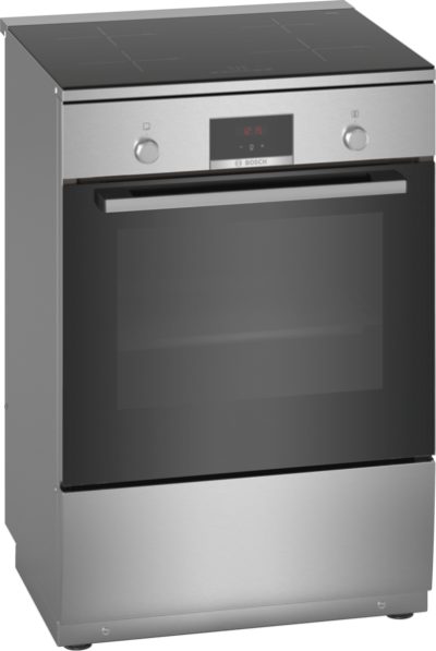 Cooker, HLN39A050U Series 4, Hob type Induction, Oven type Electric, Stainless Steel, Width 60 cm, Grilling, LED, Depth 60 cm, 66 L