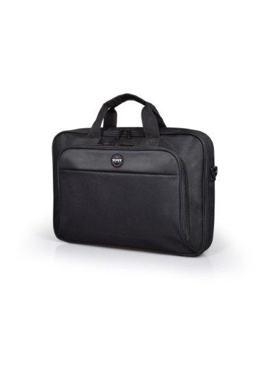 Laptop case, HANOI II Clamshell, Notebook, Shoulder strap, Black