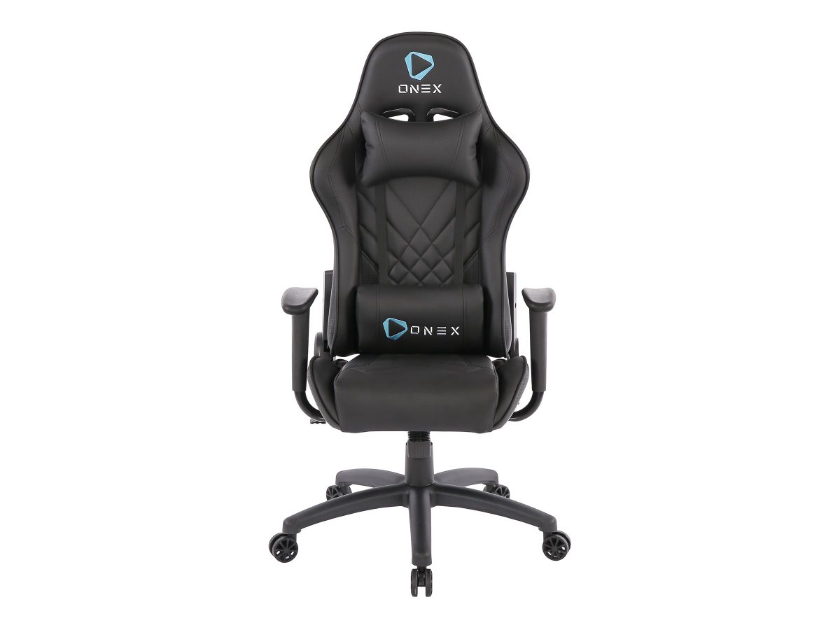 Onex GX220 AIR Series, Gaming chairs, PVC; Nylon caster; Metal, Black