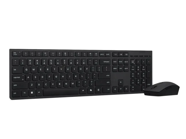 Lenovo Professional Wireless Rechargeable Combo Keyboard and Mouse | Keyboard and Mouse Set | Wireless | Mouse included | Bluetooth | Estonian | Rechargeable professional | Grey