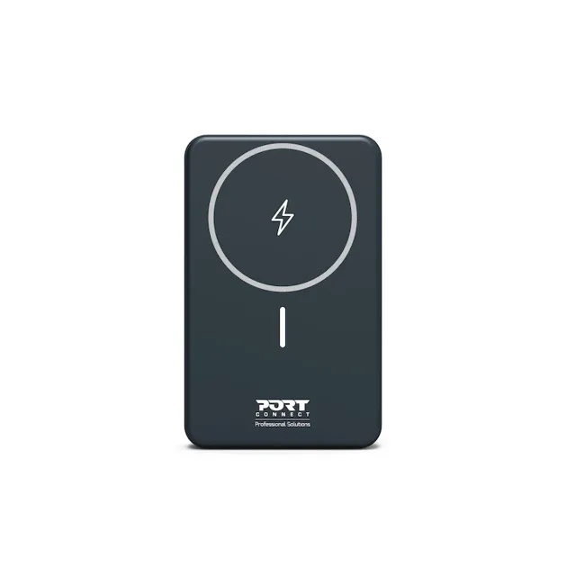 PORT CONNECT | USB-C external battery PD, Wireless Qi2 | 10000 mAh | Blue