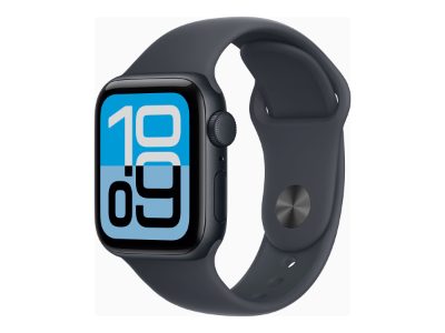 Apple Watch SE 3 GPS + Cellular 40mm Midnight Aluminium Case with Midnight Sport Band - M/L, Apple