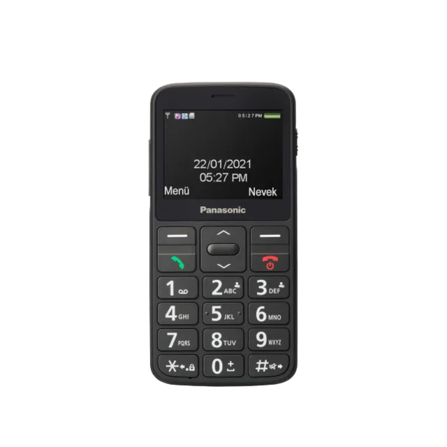 Panasonic | KX-TU160 | Easy Use Mobile Phone | TFT-LCD | USB version USB-C | Built-in camera | Main camera resolution 0.3 MP | Black | 69.2 g