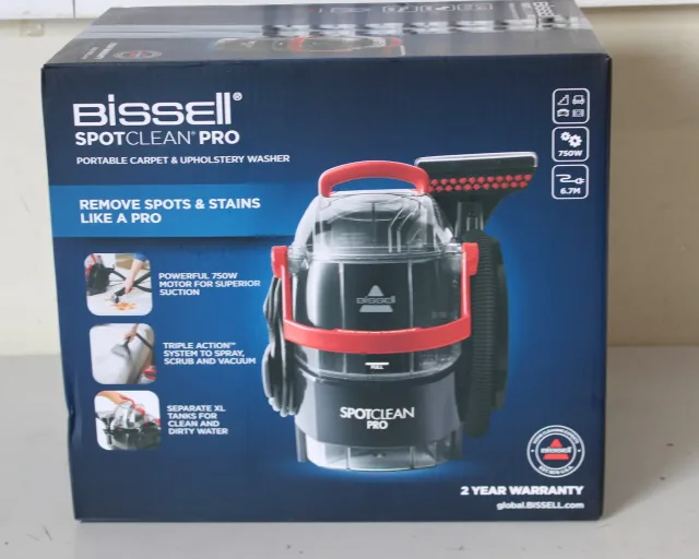 SALE OUT. | Bissell | Spot Cleaner | SpotClean Pro | Corded operating | Washing function | 750 W | Red/Titanium | 24 month(s) | - V | DAMAGED PACKAGING