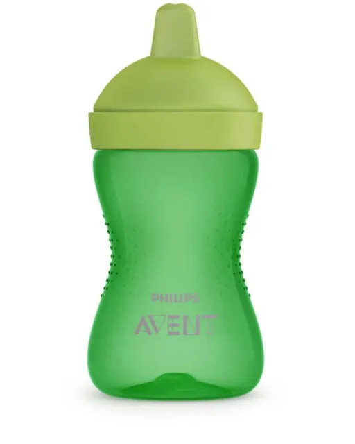 Philips Avent My Grippy mācību krūzīte ar cietu snīpi 300ml, 18M+, zaļa